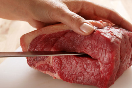 Rundvlees-snijden